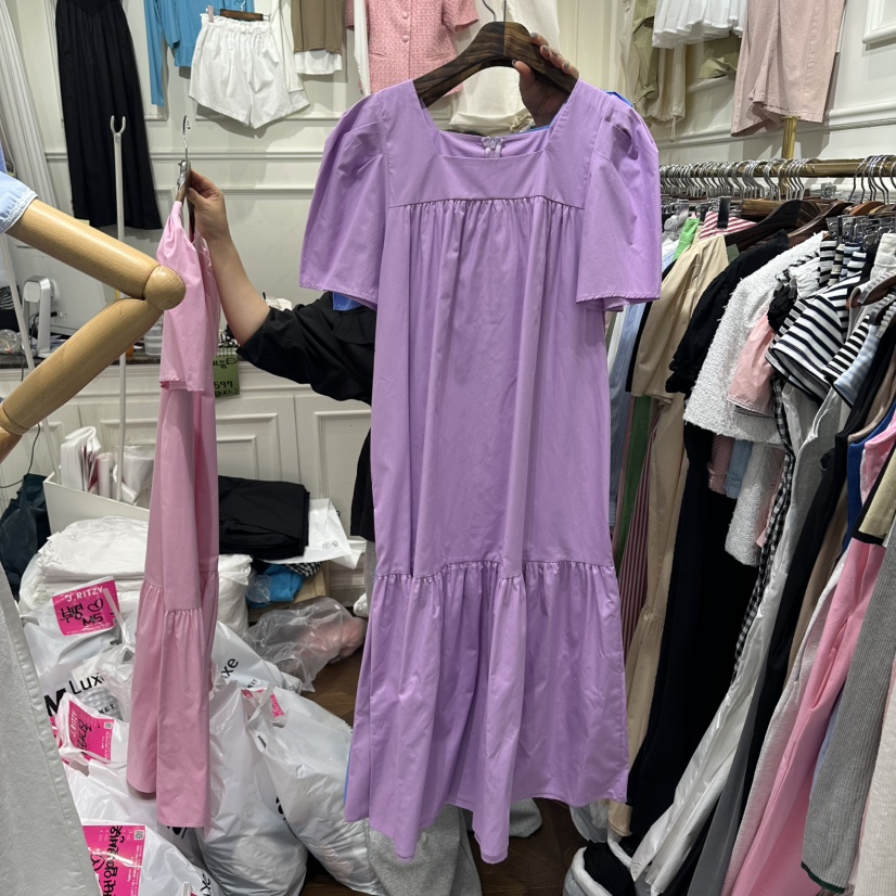 J.RITZY韓國東大門代購女士新款26夏季職業推薦人氣連衣裙J.RITZY連衣裙圖色2
