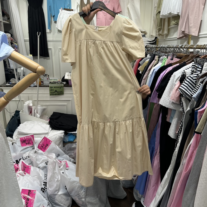 J.RITZY韓國東大門代購女士新款26夏季職業推薦人氣連衣裙J.RITZY連衣裙圖色4