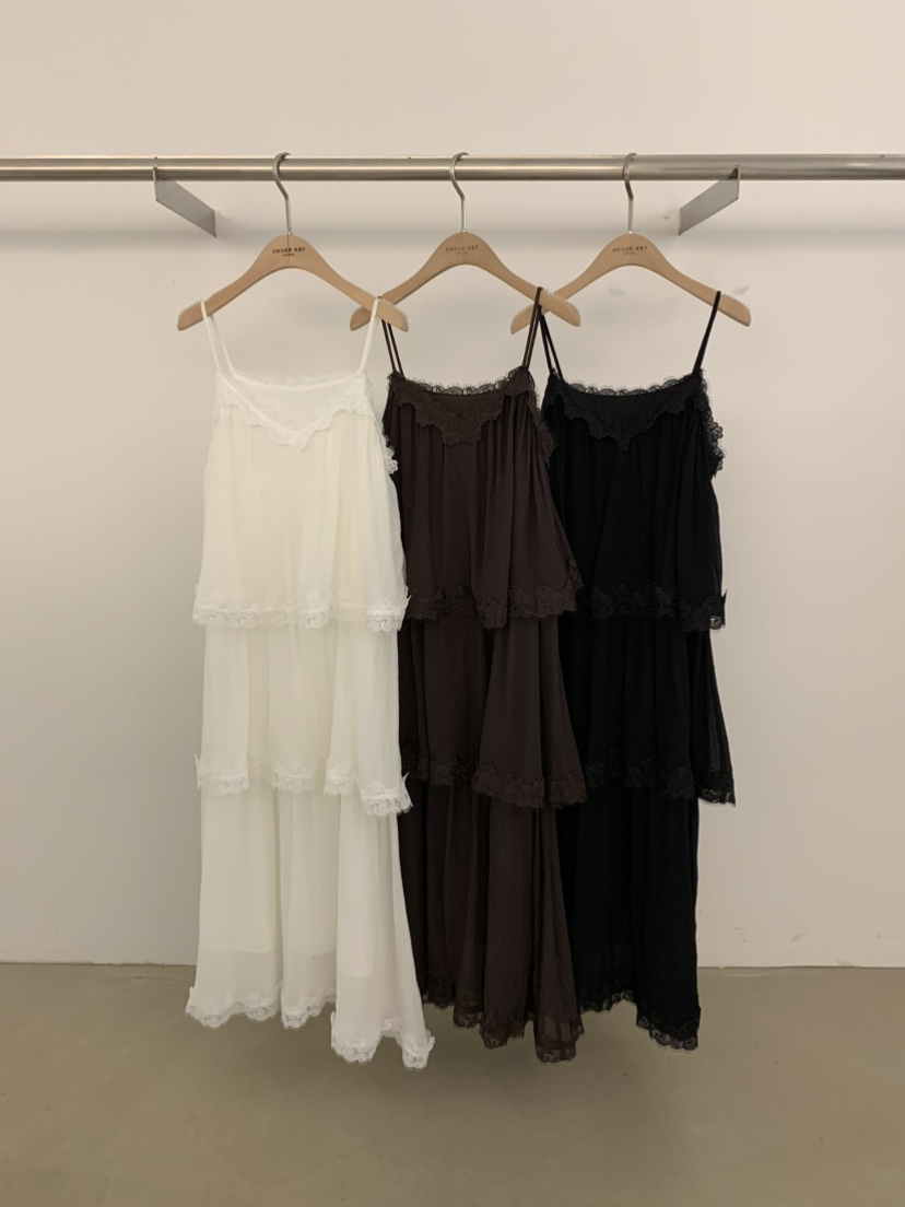 UNDER KEY東大門實拍韓國女士新款時尚26春夏連衣裙蕾絲UNDER KEY連衣裙