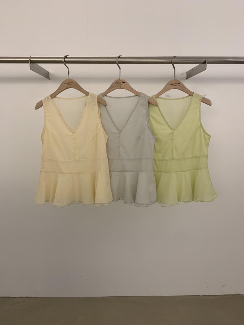 UNDER KEY韓國代購女士新款26夏季休閑職業時尚襯衫蕾絲衫UNDER KEY襯衫/蕾絲衫