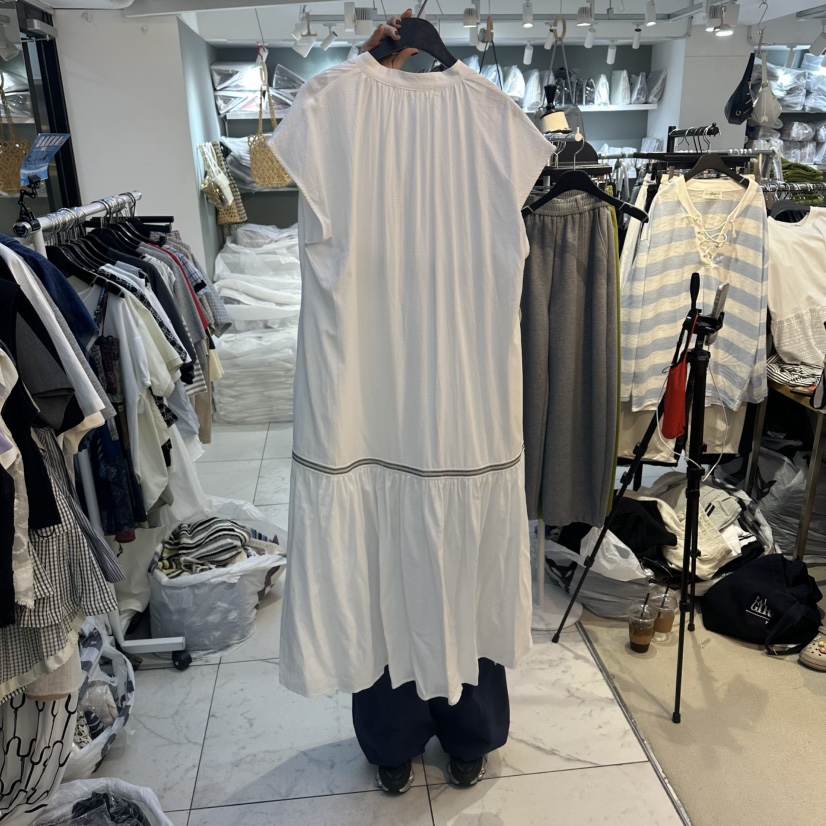 空韓國直郵實拍女士新品26夏季推薦時尚職業連衣裙蕾絲長款BAKHA連衣裙