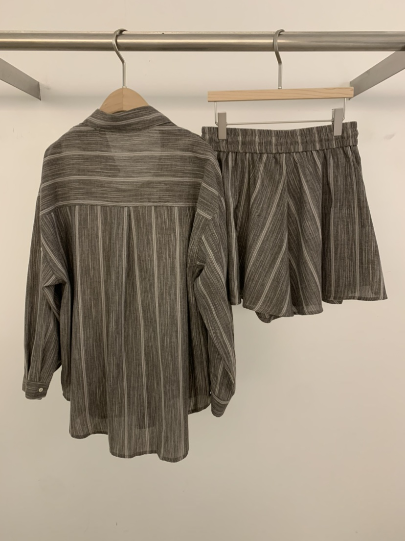 UNDER KEY東大門實拍韓國女士新品26春夏套裝三件套亞麻布UNDER KEY套裝