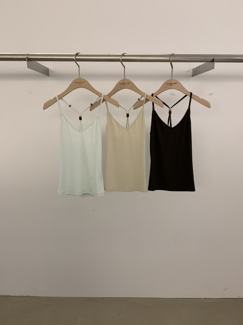 UNDER KEY東大門實拍韓國女裝新品26夏季人氣休閑吊帶背心UNDER KEY吊帶/背心