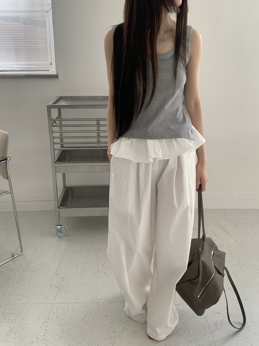 LOGARDEN韓國東大門代購女士新品時尚26夏季推薦休閑休閑褲LO GARDEN休閑褲