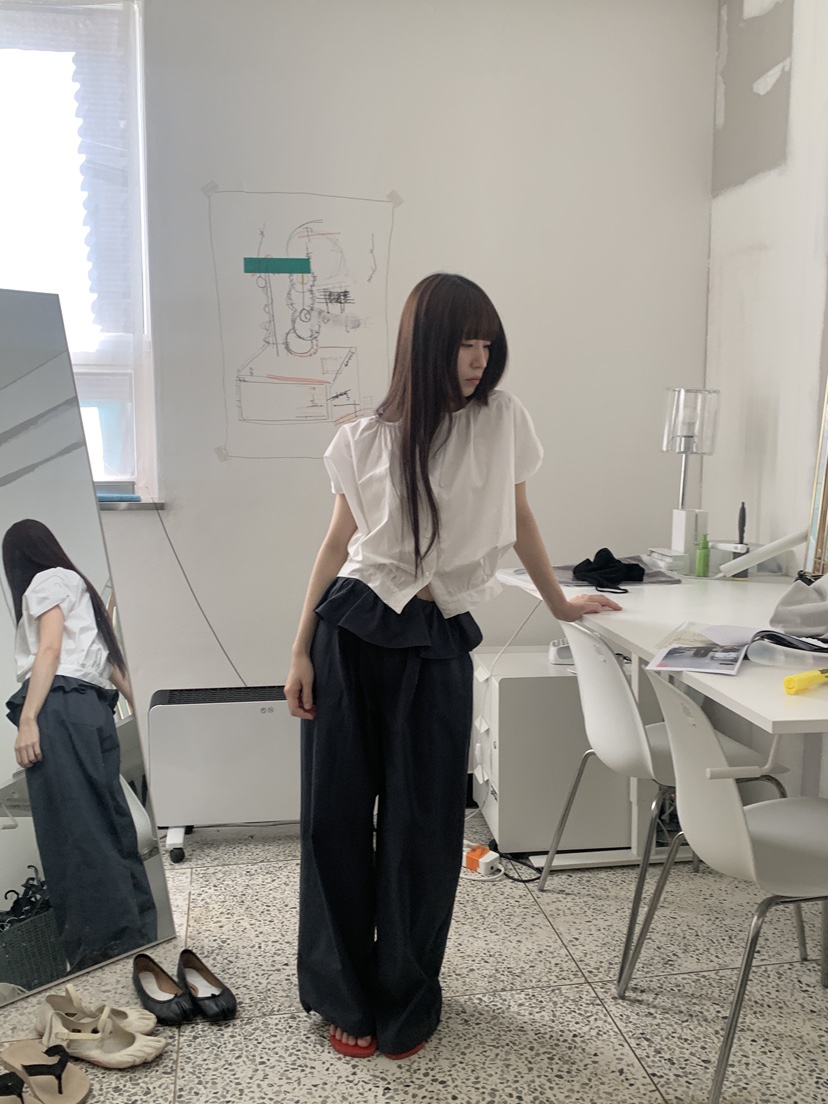 LOGARDEN韓國東大門代購女士新品時尚26夏季推薦休閑休閑褲LO GARDEN休閑褲