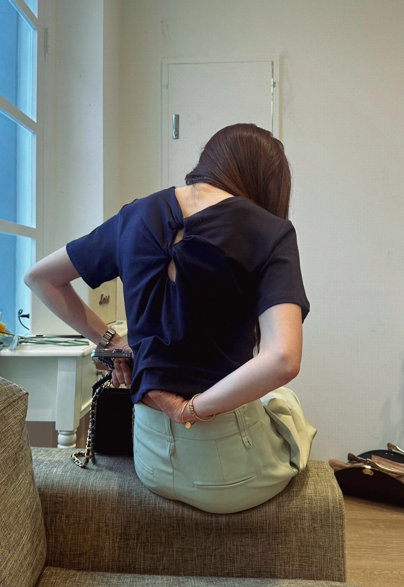 GENTLE B/LOVENTINA韓國東大門代購女士新款26春夏休閑T恤GENTLE B/LOVENTINAT恤