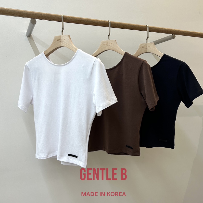 GENTLE B/LOVENTINA韓國東大門代購女士新款26春夏休閑T恤GENTLE B/LOVENTINAT恤