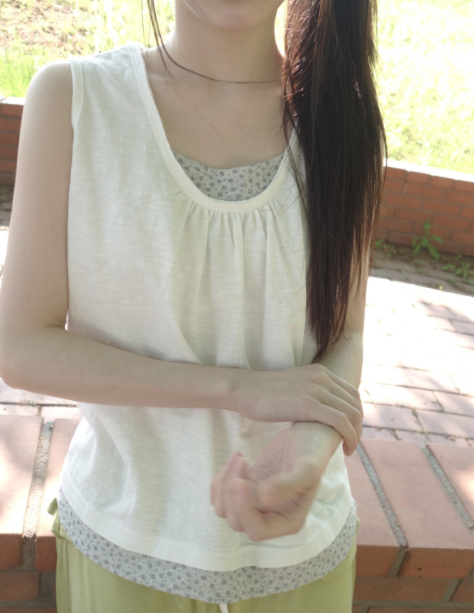 FLASH/I LOVE ME東大門實拍韓國女士新品熱賣吊帶背心FLASH/I LOVE ME吊帶/背心