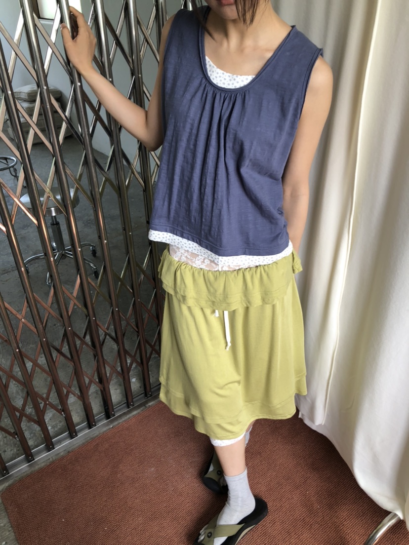 FLASH/I LOVE ME東大門實拍韓國女士新品熱賣吊帶背心FLASH/I LOVE ME吊帶/背心