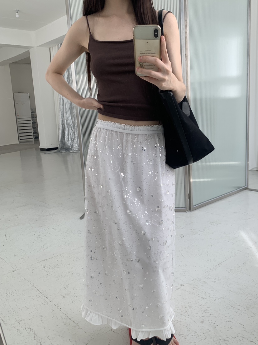 LOGARDEN韓國直郵實拍女士新品熱賣時尚推薦26夏季人氣長裙LO GARDEN長裙