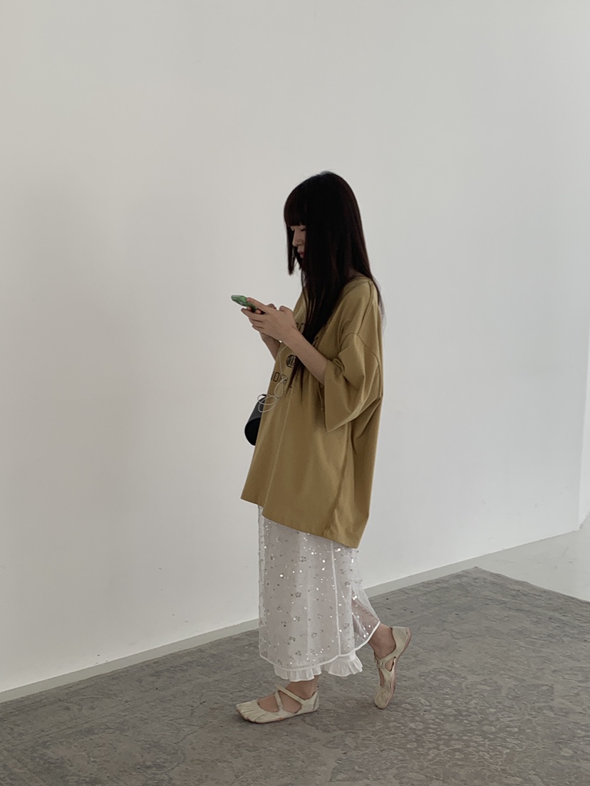LOGARDEN韓國直郵實拍女士新品熱賣時尚推薦26夏季人氣長裙LO GARDEN長裙