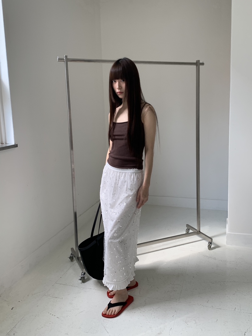 LOGARDEN韓國直郵實拍女士新品熱賣時尚推薦26夏季人氣長裙LO GARDEN長裙
