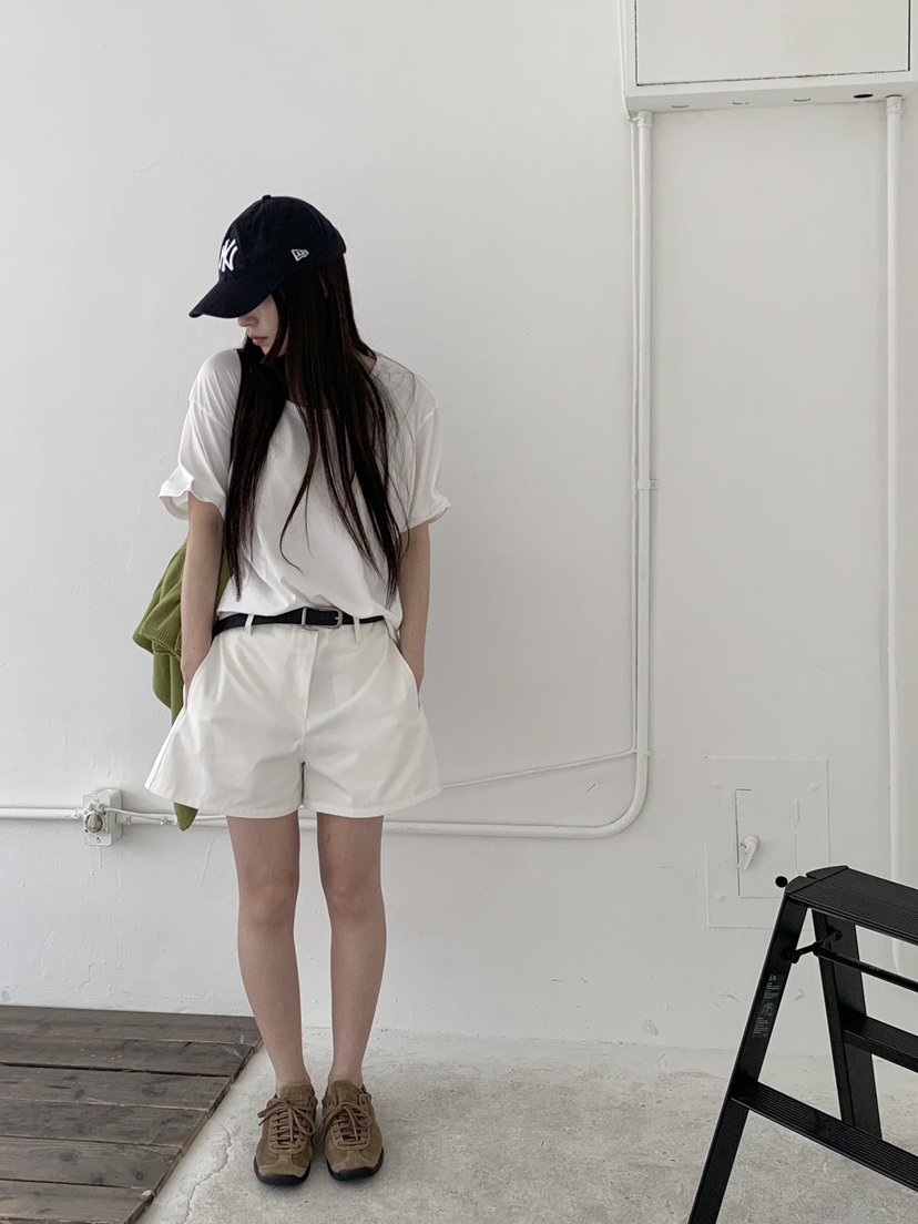 LOGARDEN韓國東大門直郵女士新品人氣熱賣26春夏短褲含腰帶LO GARDEN短褲