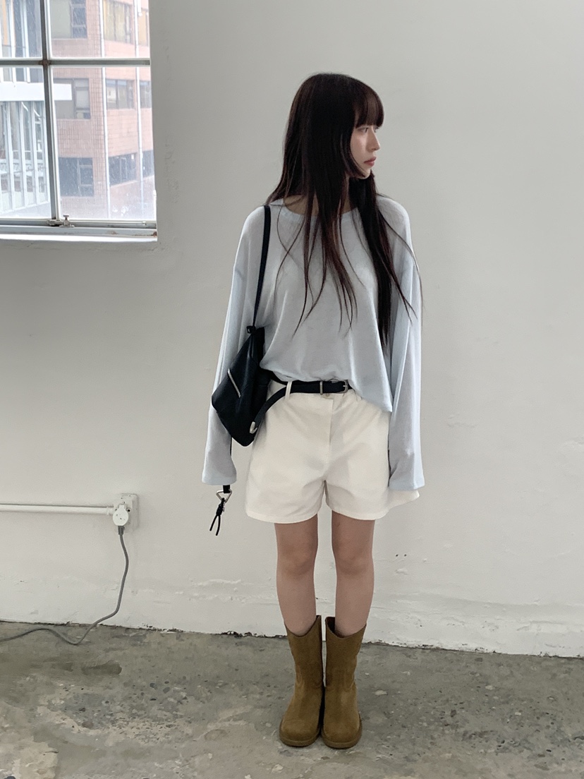 LOGARDEN韓國東大門直郵女士新品人氣熱賣26春夏短褲含腰帶LO GARDEN短褲