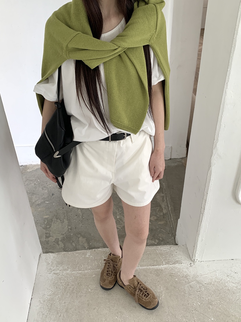 LOGARDEN韓國東大門直郵女士新品人氣熱賣26春夏短褲含腰帶LO GARDEN短褲