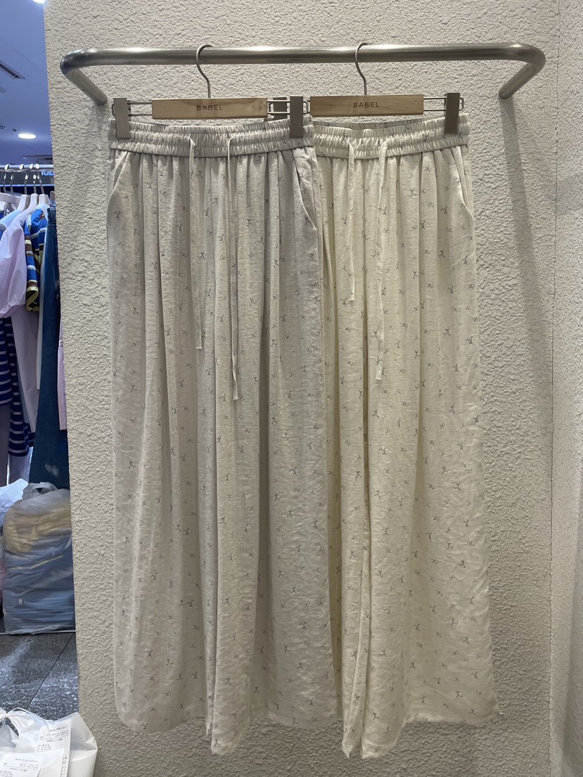 BABEL東大門實拍韓國女士新品26春夏推薦人氣26夏季休閑褲BABEL休閑褲