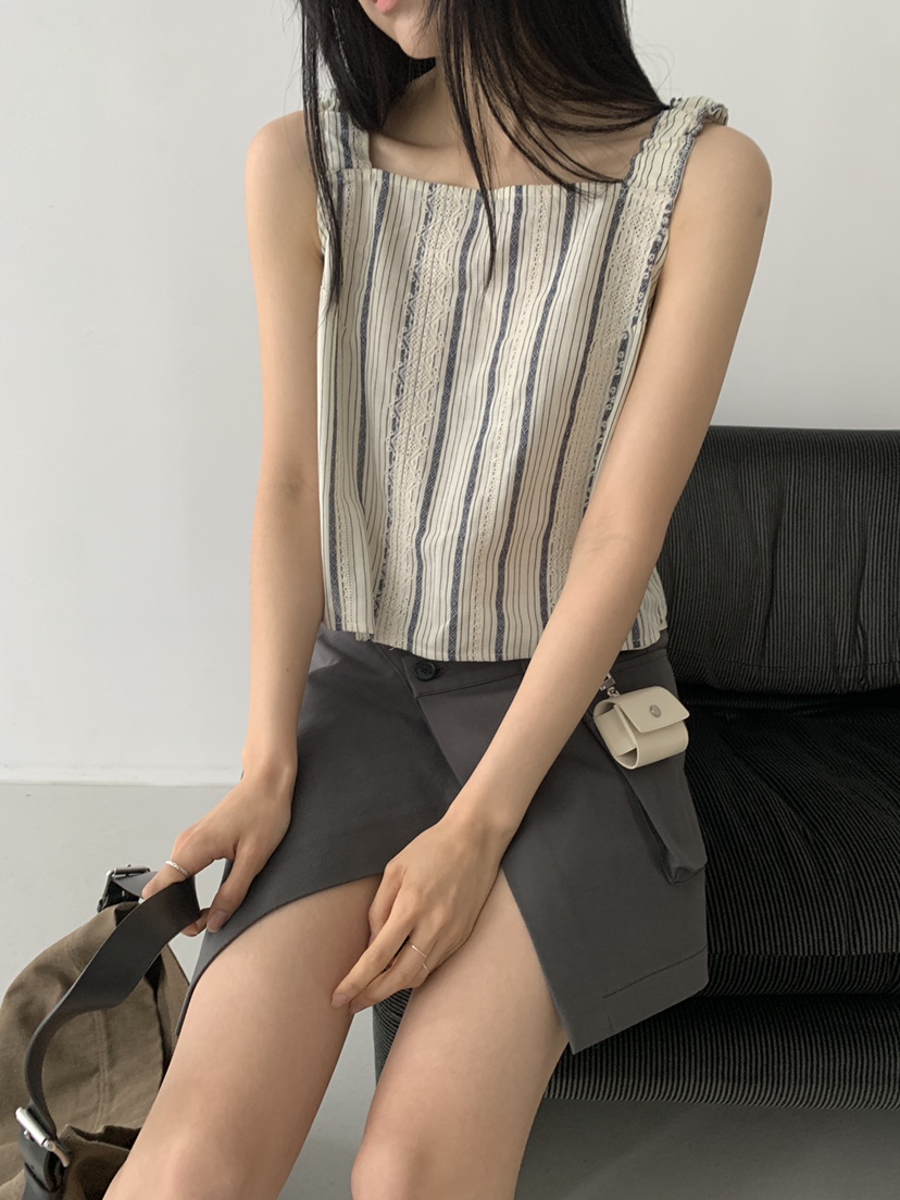 MURMUR韓國代購女士新品休閑人氣職業26夏季推薦吊帶背心MURMUR吊帶/背心