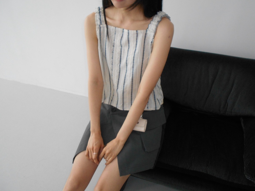 MURMUR韓國代購女士新品休閑人氣職業26夏季推薦吊帶背心MURMUR吊帶/背心