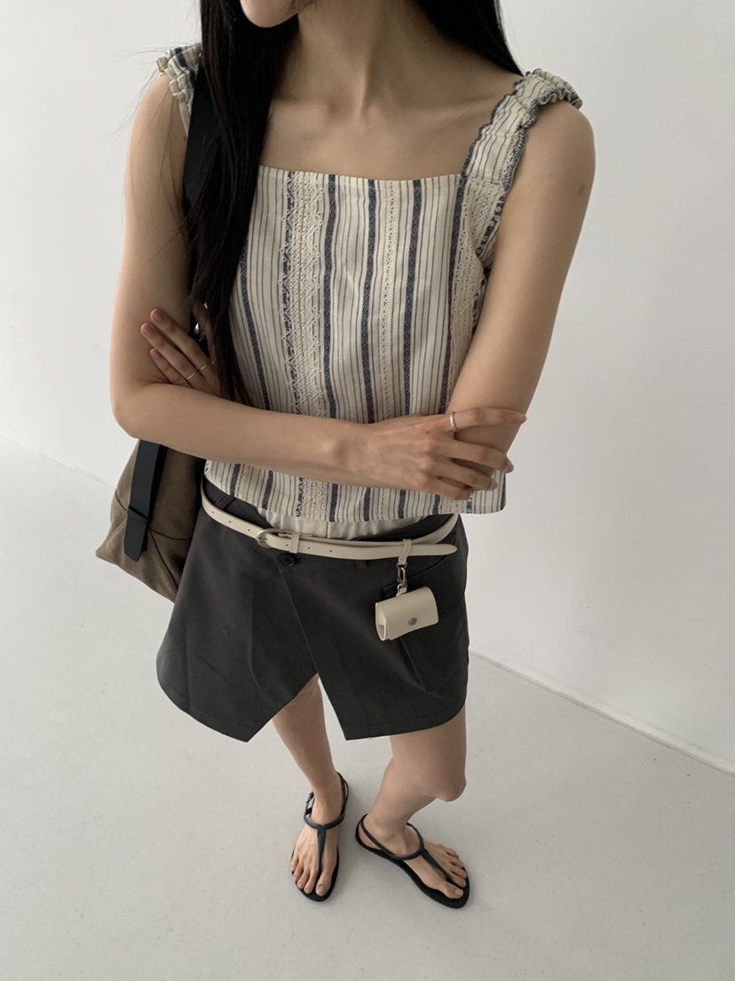 MURMUR韓國代購女士新品休閑人氣職業26夏季推薦吊帶背心MURMUR吊帶/背心