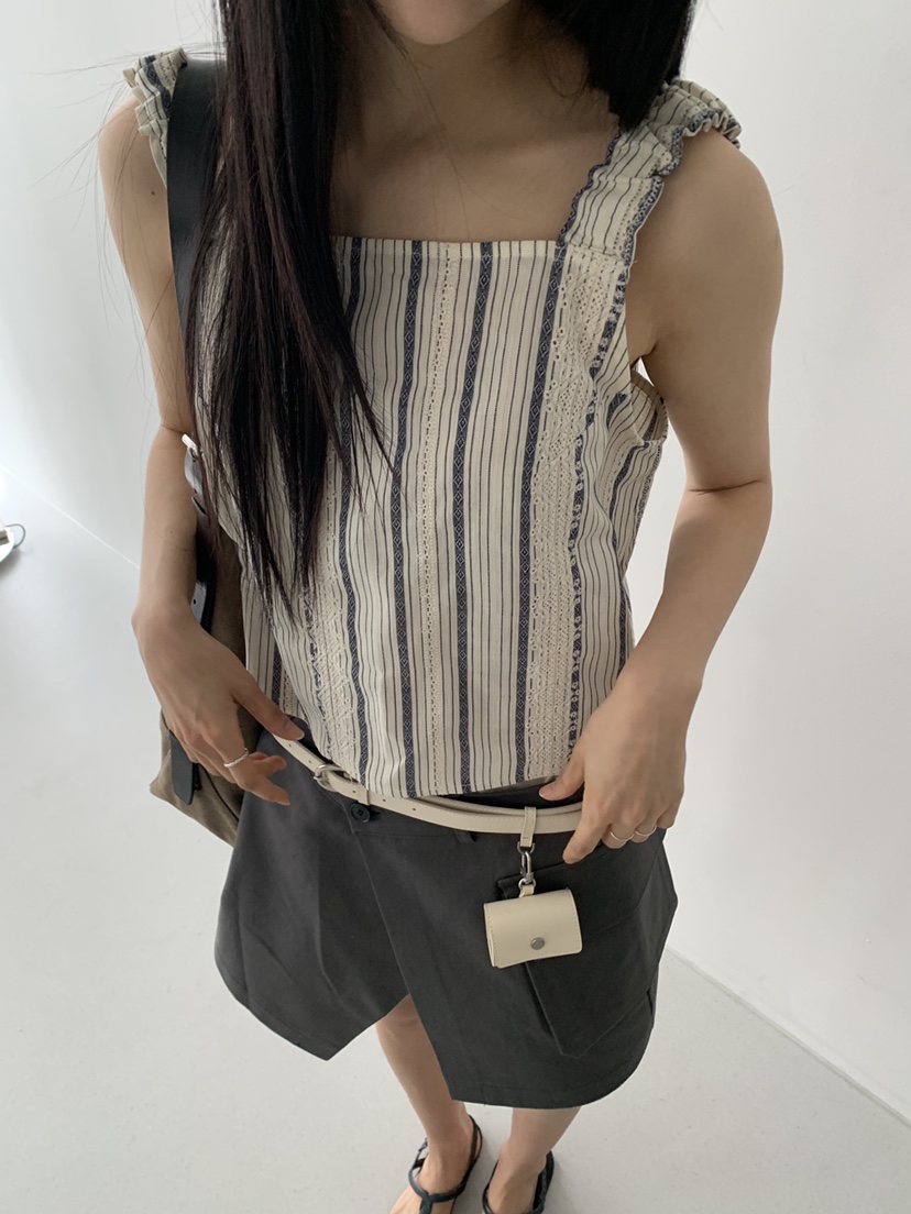 MURMUR韓國代購女士新品休閑人氣職業26夏季推薦吊帶背心MURMUR吊帶/背心