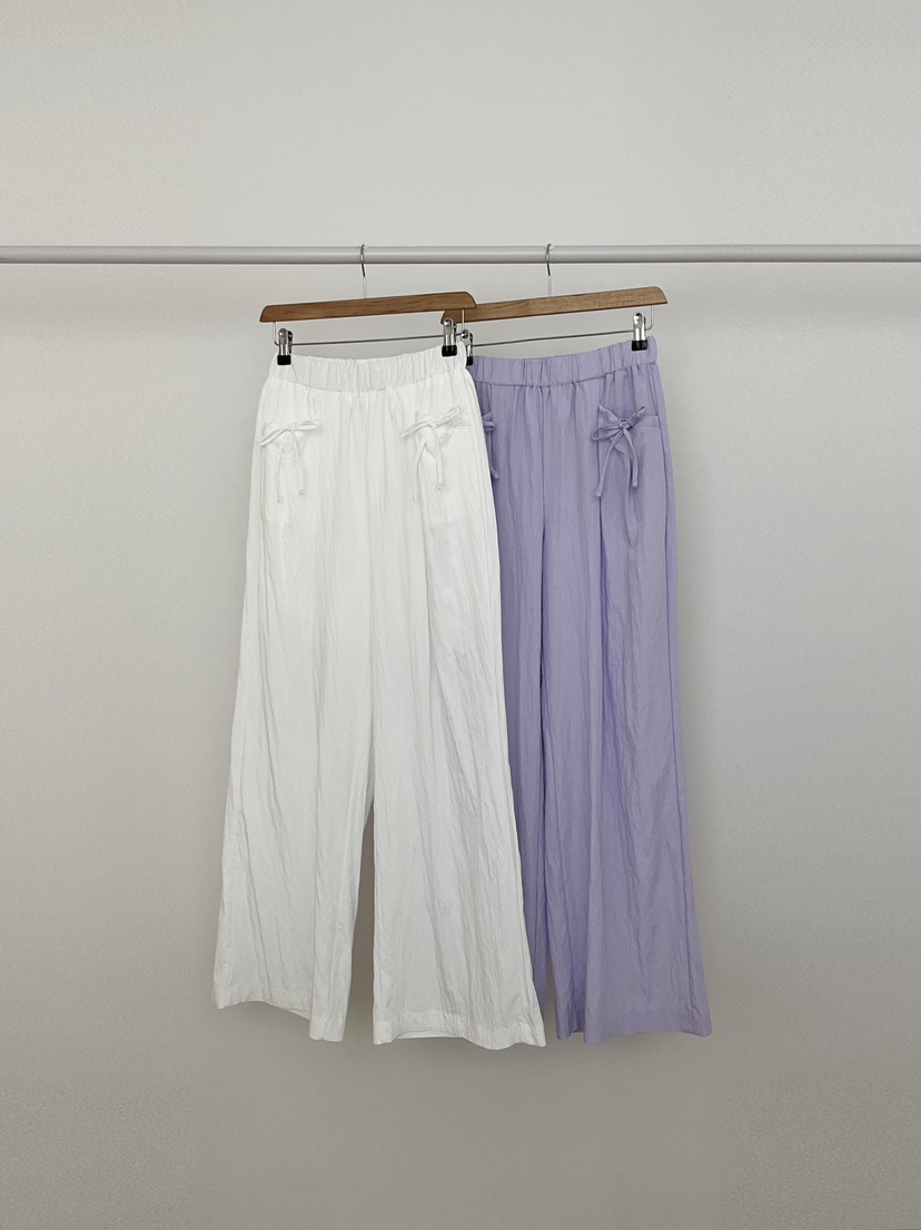 RE:OPENING韓國直郵女裝新品時尚人氣休閑26夏季休閑褲絲帶RE:OPENING休閑褲