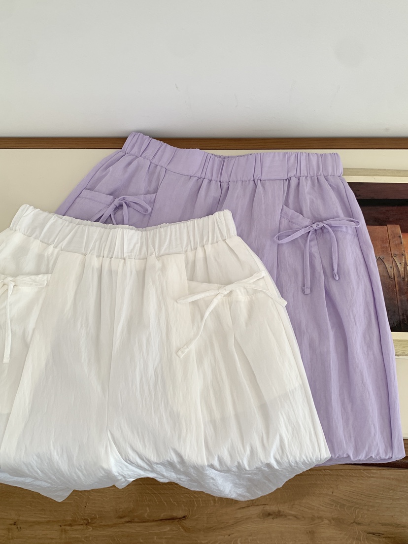 RE:OPENING韓國直郵女裝新品時尚人氣休閑26夏季休閑褲絲帶RE:OPENING休閑褲