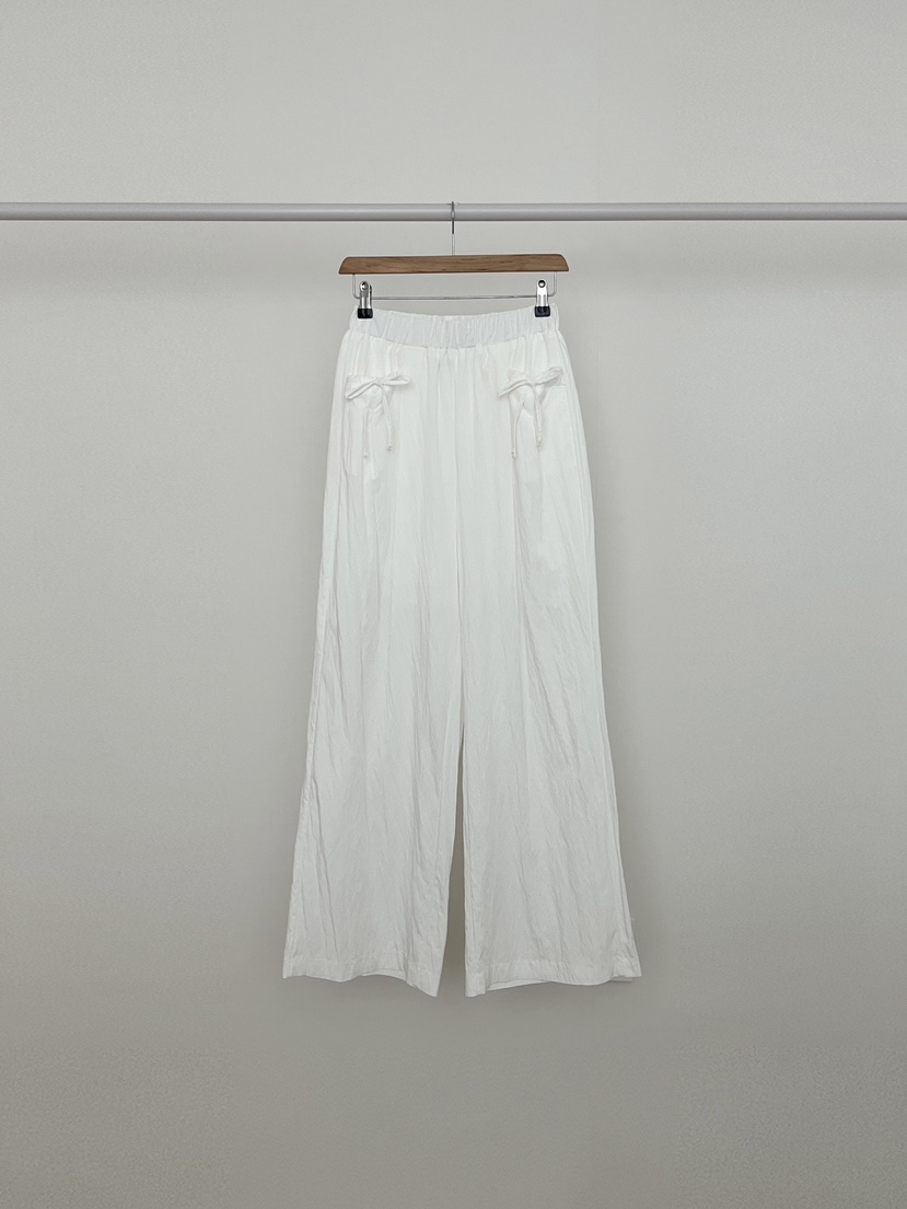 RE:OPENING韓國直郵女裝新品時尚人氣休閑26夏季休閑褲絲帶RE:OPENING休閑褲圖色1