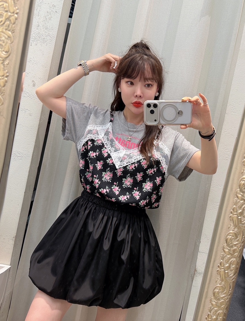 LOVABLE-L東大門實拍韓國女士新品休閑26春夏26夏季熱賣T恤LOVABLE-LT恤