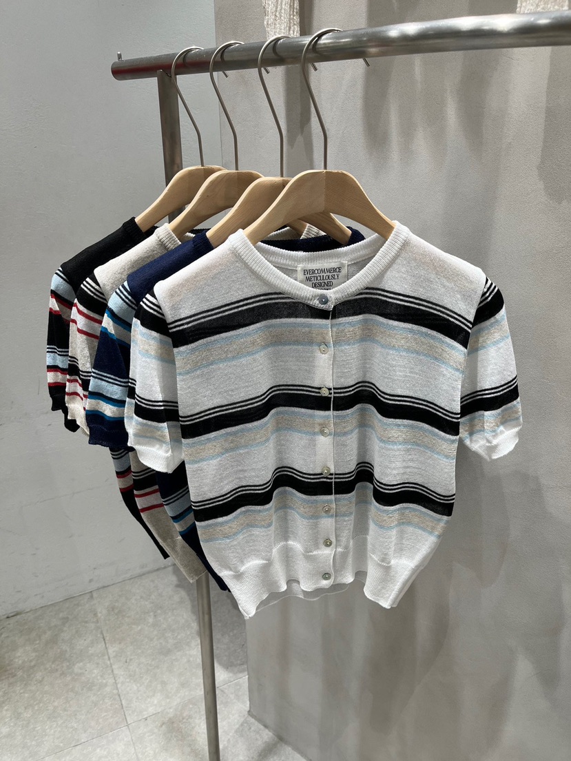 EVERCOMMERCE METICULOUSLY DESIGNED韓國東大門直郵女裝新品休閑針織衫亞麻布EVERCOMMERCE METICULOUSLY DESIGNED針織衫