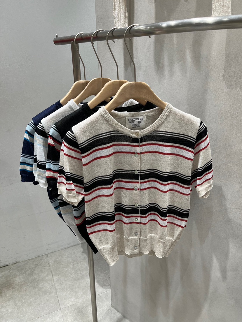 EVERCOMMERCE METICULOUSLY DESIGNED韓國東大門直郵女裝新品休閑針織衫亞麻布EVERCOMMERCE METICULOUSLY DESIGNED針織衫