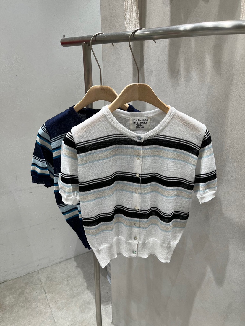 EVERCOMMERCE METICULOUSLY DESIGNED韓國東大門直郵女裝新品休閑針織衫亞麻布EVERCOMMERCE METICULOUSLY DESIGNED針織衫