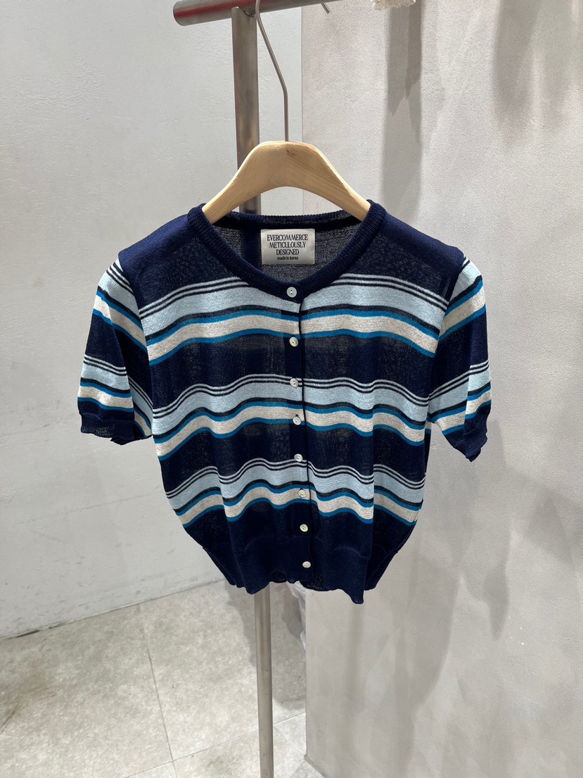 EVERCOMMERCE METICULOUSLY DESIGNED韓國東大門直郵女裝新品休閑針織衫亞麻布EVERCOMMERCE METICULOUSLY DESIGNED針織衫圖色2