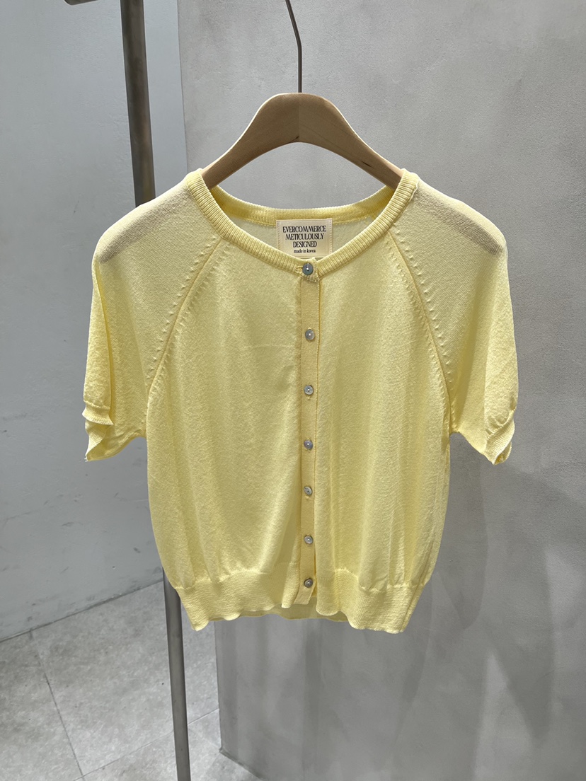 EVERCOMMERCE METICULOUSLY DESIGNED東大門實拍韓國女士新款26夏季針織衫EVERCOMMERCE METICULOUSLY DESIGNED針織衫圖色2