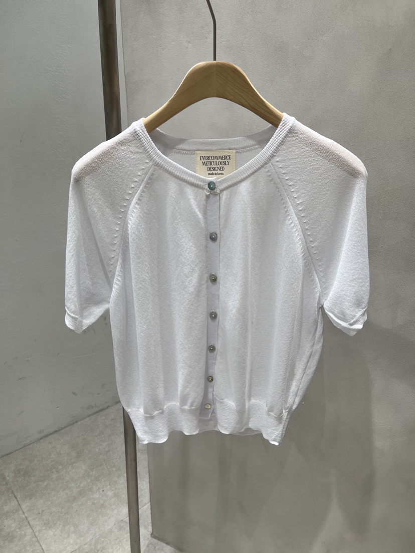 EVERCOMMERCE METICULOUSLY DESIGNED東大門實拍韓國女士新款26夏季針織衫EVERCOMMERCE METICULOUSLY DESIGNED針織衫圖色4