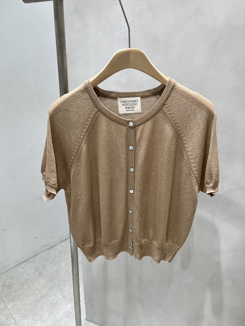 EVERCOMMERCE METICULOUSLY DESIGNED東大門實拍韓國女士新款26夏季針織衫EVERCOMMERCE METICULOUSLY DESIGNED針織衫圖色5