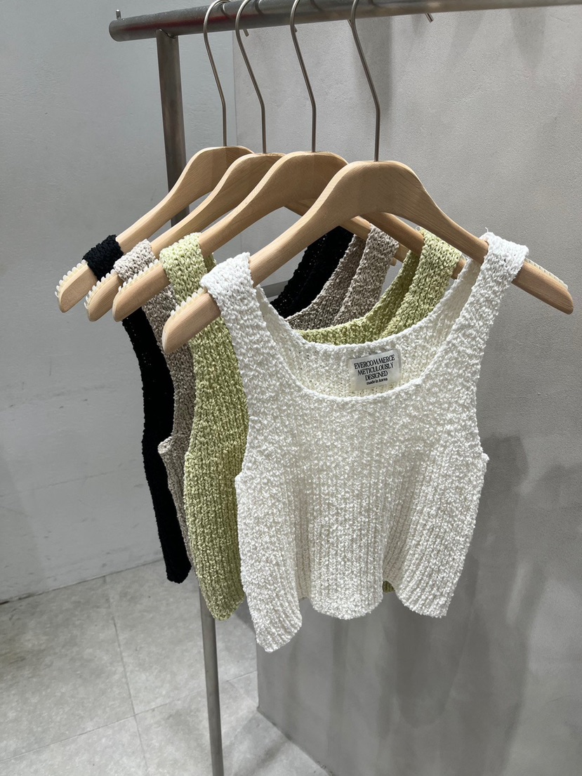 EVERCOMMERCE METICULOUSLY DESIGNED東大門實拍韓國女裝新品推薦吊帶背心棉EVERCOMMERCE METICULOUSLY DESIGNED吊帶/背心