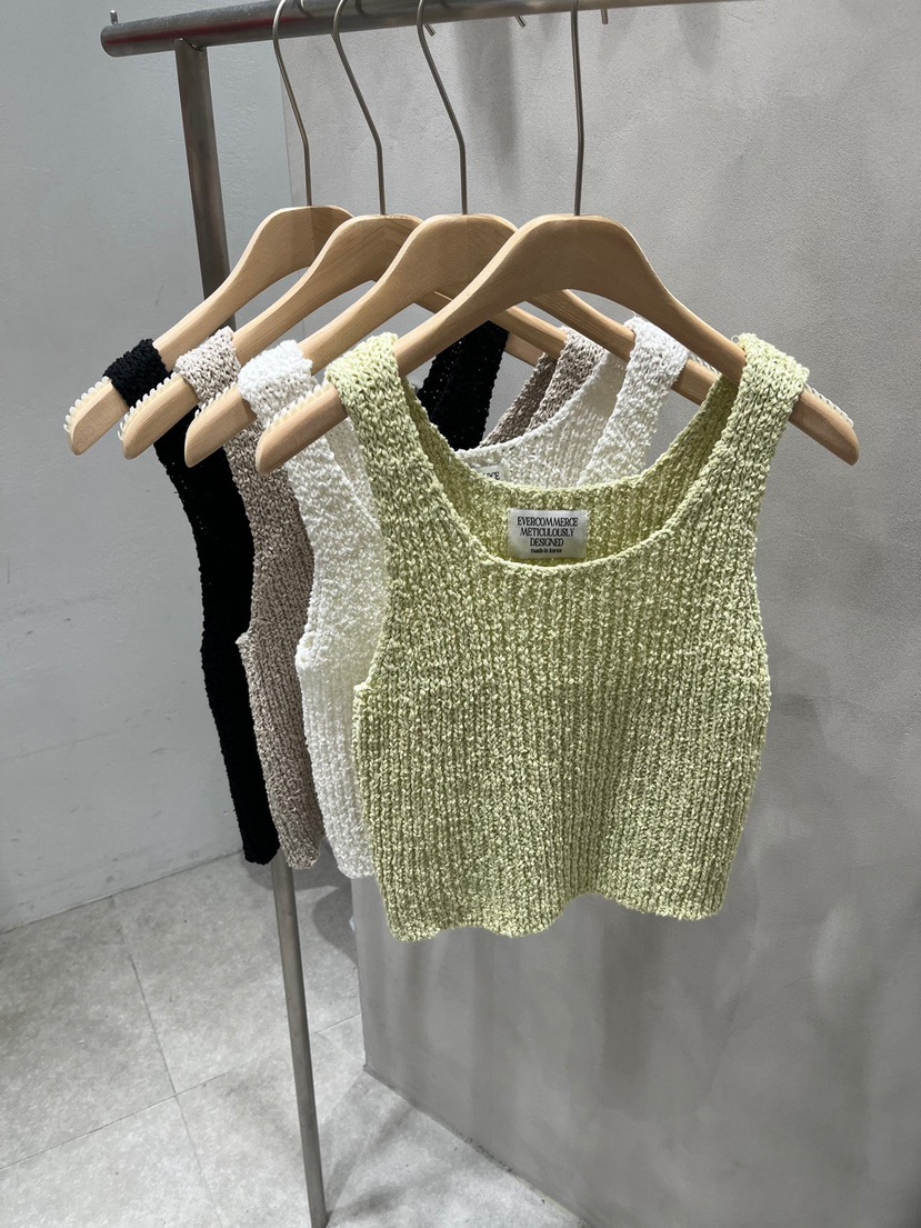 EVERCOMMERCE METICULOUSLY DESIGNED東大門實拍韓國女裝新品推薦吊帶背心棉EVERCOMMERCE METICULOUSLY DESIGNED吊帶/背心