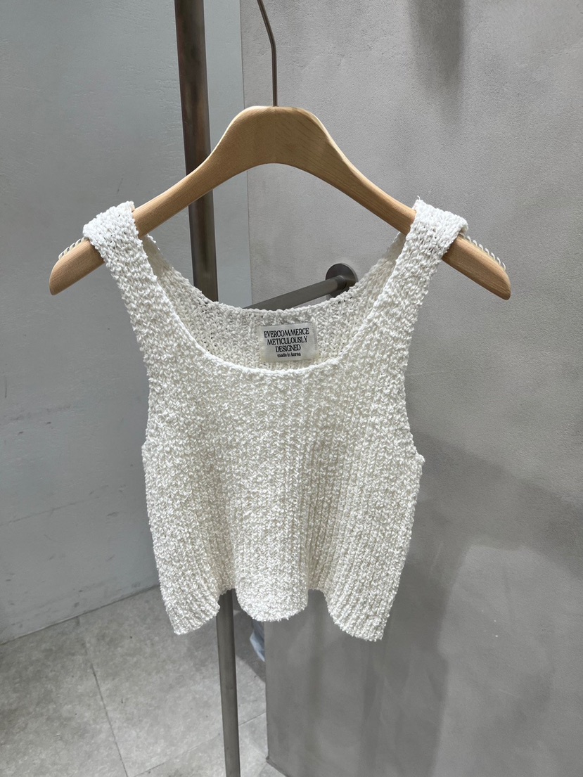 EVERCOMMERCE METICULOUSLY DESIGNED東大門實拍韓國女裝新品推薦吊帶背心棉EVERCOMMERCE METICULOUSLY DESIGNED吊帶/背心圖色2