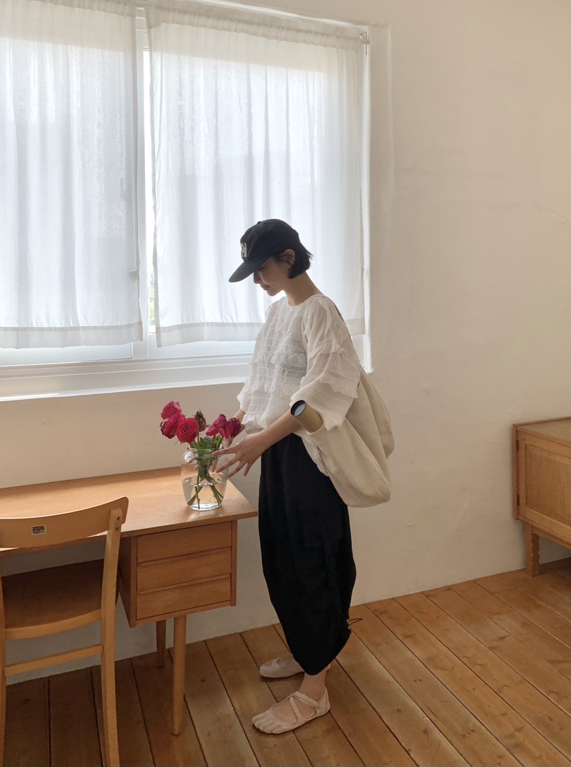 THE LINE-Q韓國直郵女士新品26春夏熱賣26夏季襯衫蕾絲衫THE LINE-Q襯衫/蕾絲衫
