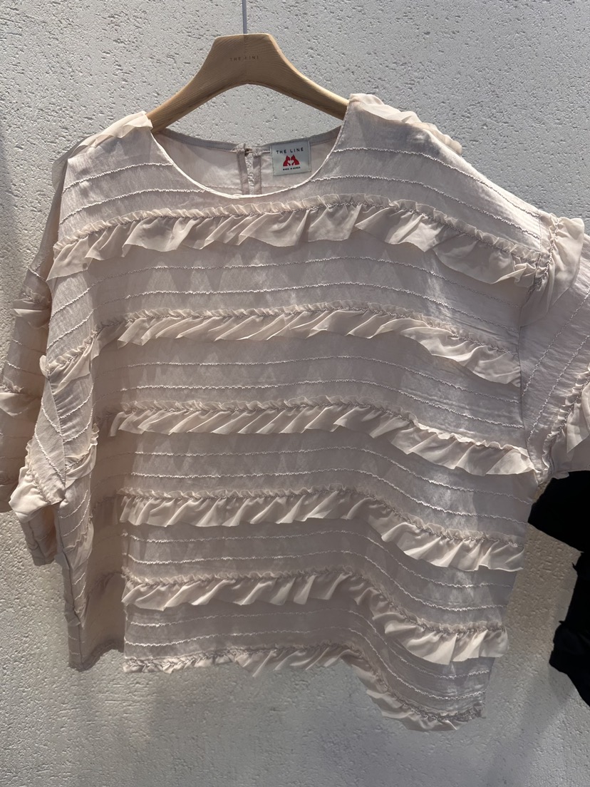 THE LINE-Q韓國直郵女士新品26春夏熱賣26夏季襯衫蕾絲衫THE LINE-Q襯衫/蕾絲衫圖色2
