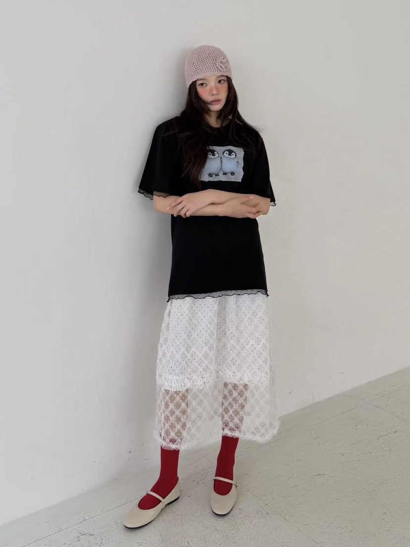 YES韓國東大門代購女士新款時尚熱賣26夏季26春夏半身裙中短裙YES半身裙/中短裙