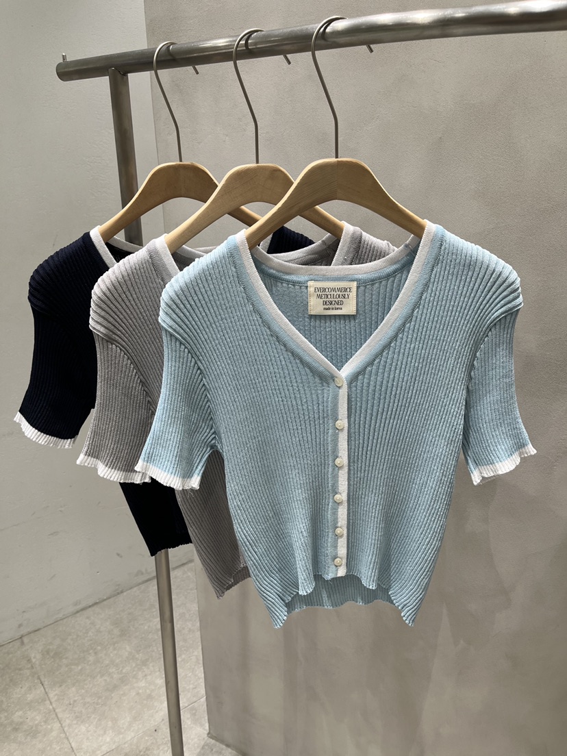 EVERCOMMERCE METICULOUSLY DESIGNED韓國直郵實拍女裝新品26春夏針織衫EVERCOMMERCE METICULOUSLY DESIGNED針織衫