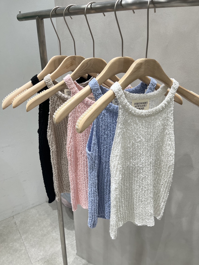 EVERCOMMERCE METICULOUSLY DESIGNED韓國直郵實拍女裝新品時尚吊帶背心露背EVERCOMMERCE METICULOUSLY DESIGNED吊帶/背心