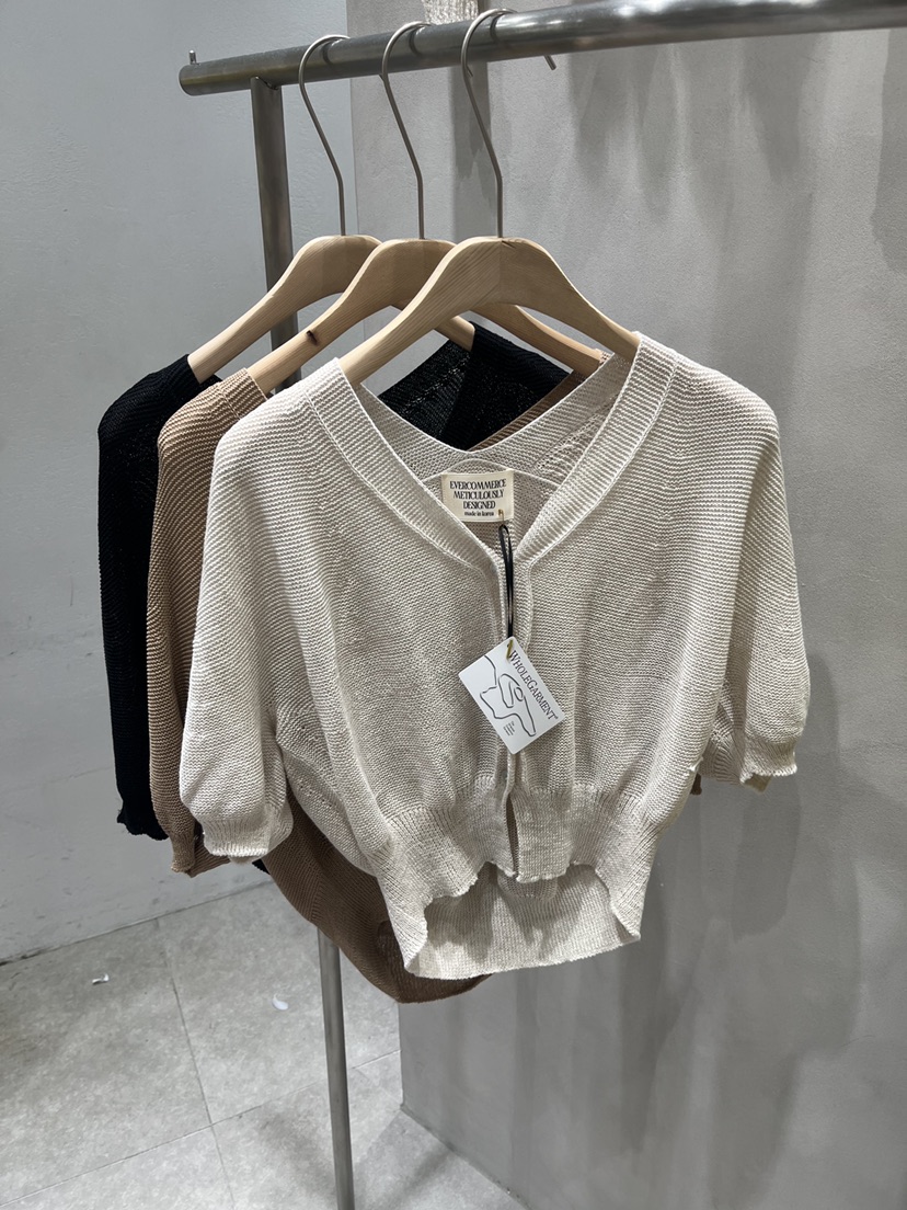 EVERCOMMERCE METICULOUSLY DESIGNED韓國代購女裝新款26春夏針織衫EVERCOMMERCE METICULOUSLY DESIGNED針織衫