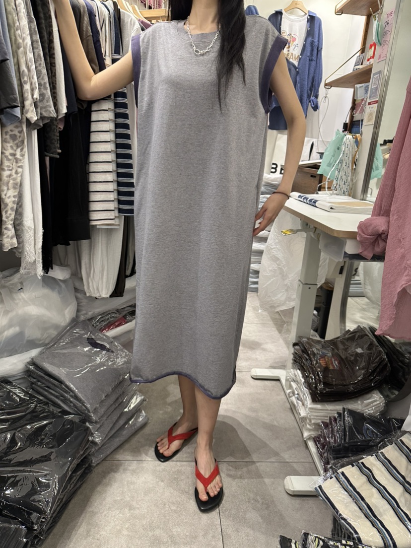 CELLI韓國直郵女裝新品休閑推薦時尚26春夏熱賣連衣裙雙層CELLI連衣裙