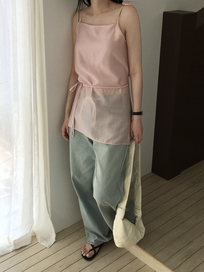 LEGACY韓國直郵實拍女裝新款26春夏推薦人氣吊帶背心透視LEGACY吊帶/背心