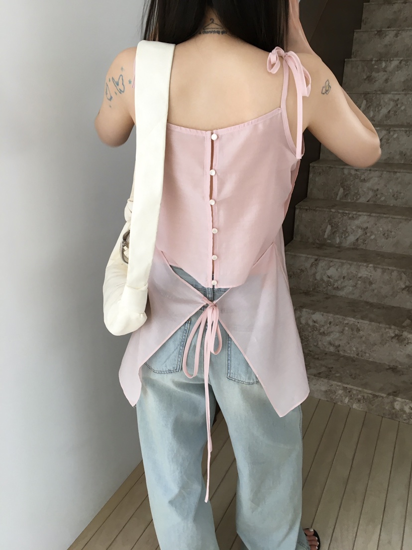 LEGACY韓國直郵實拍女裝新款26春夏推薦人氣吊帶背心透視LEGACY吊帶/背心