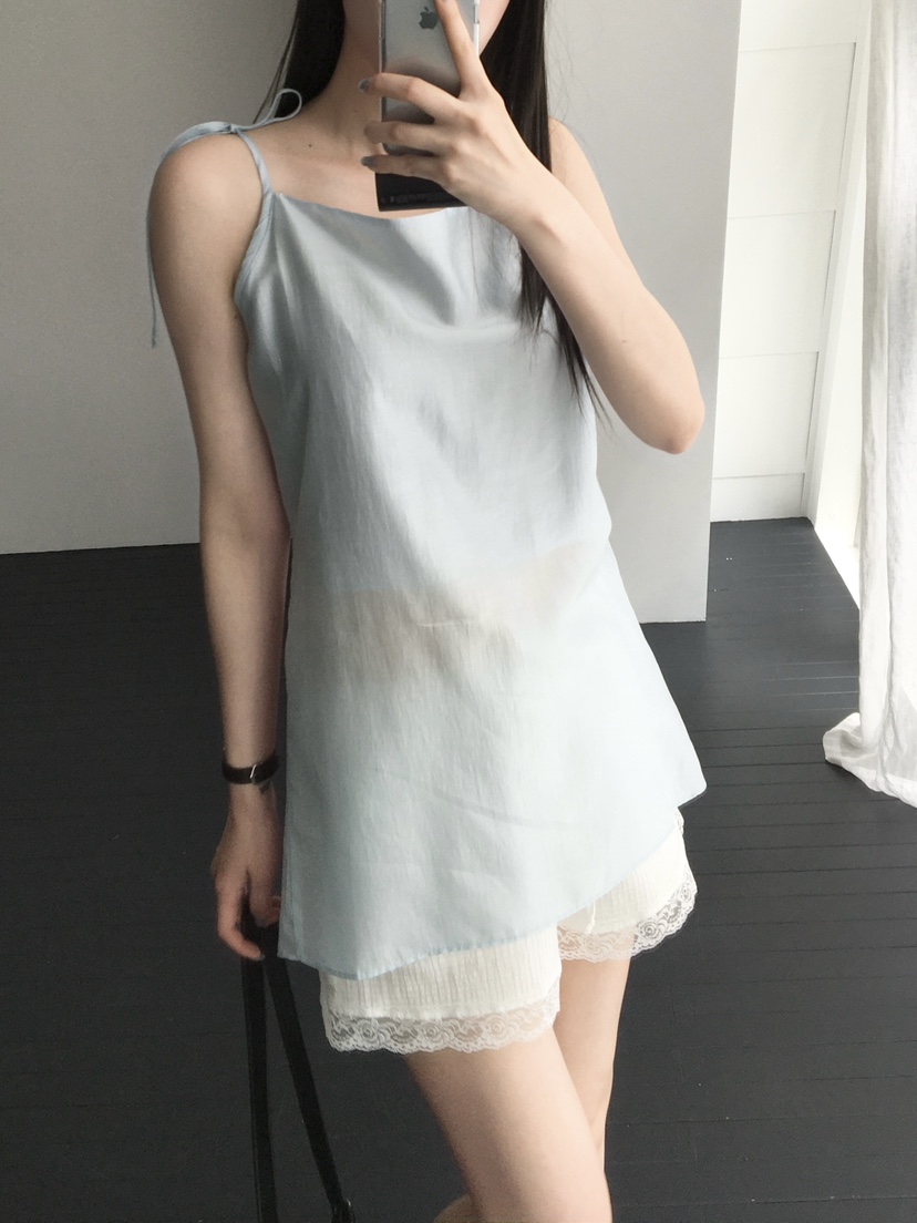 LEGACY韓國直郵實拍女裝新款26春夏推薦人氣吊帶背心透視LEGACY吊帶/背心