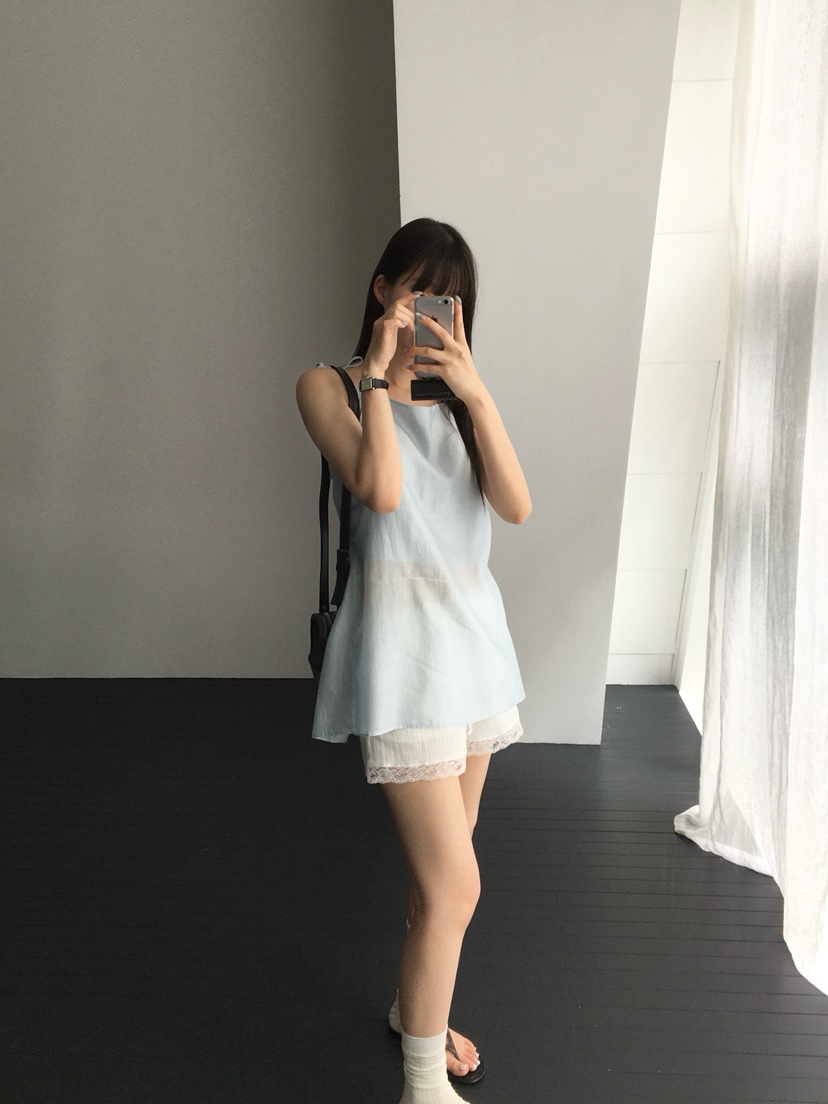 LEGACY韓國直郵實拍女裝新款26春夏推薦人氣吊帶背心透視LEGACY吊帶/背心