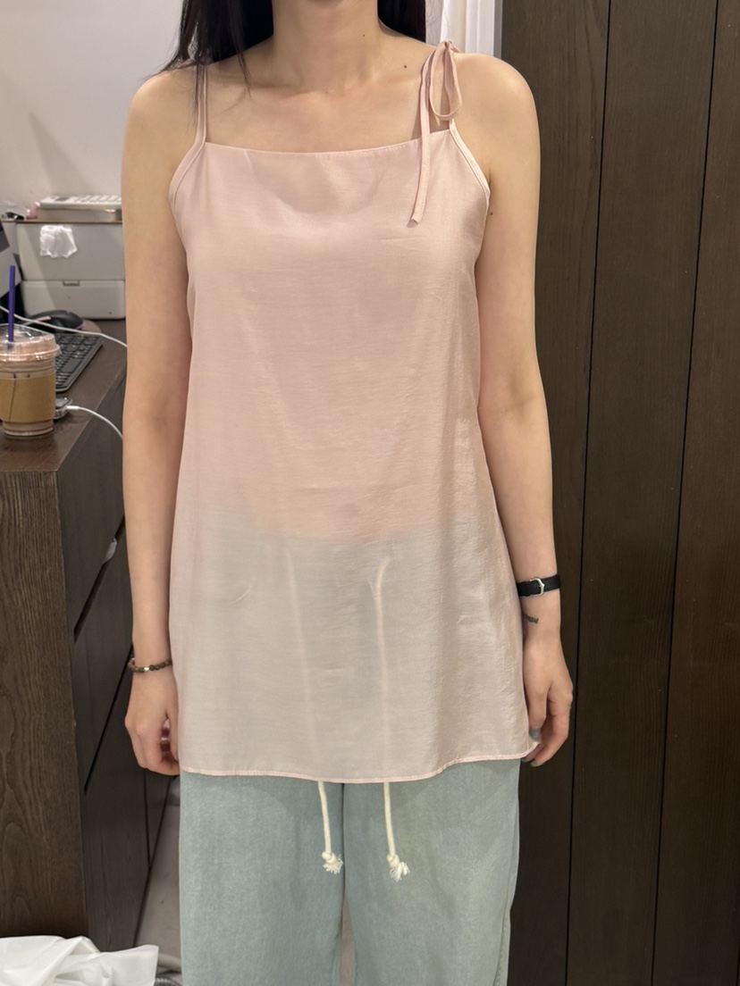LEGACY韓國直郵實拍女裝新款26春夏推薦人氣吊帶背心透視LEGACY吊帶/背心圖色1
